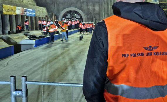 Tarcza TBM Kinga po przebiciu w Mordarce